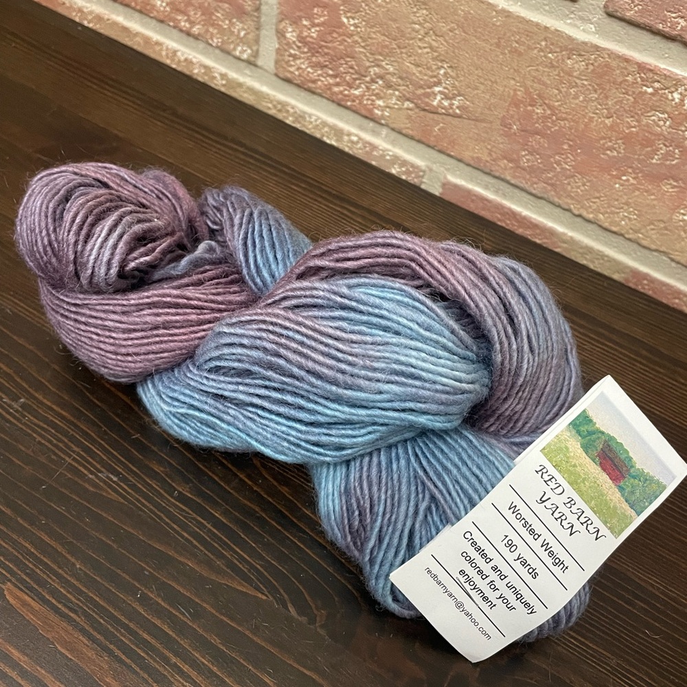 NEW! 1 Skein Red Barn Yarn Wool Mohair Worsted Weight 190 Yards